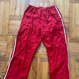 DONNI. The Linen Crop Stripe Pant NWOT (S)